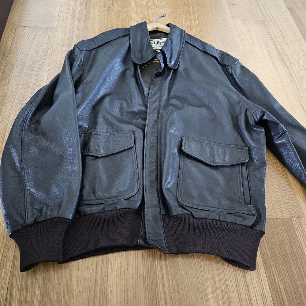 Vintage L. L. Bean Leather Jacket